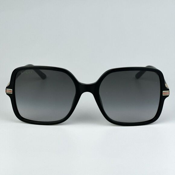 NEW Gucci GG1449S 001 Black Grey Women Square Sunglasses GG 1449S main image 5